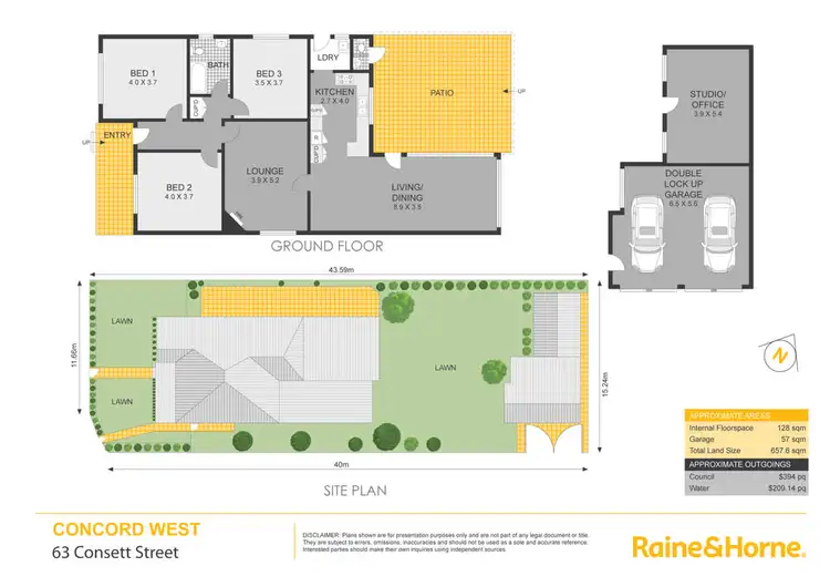 Floorplan of Homely house listing, 63 Consett Street, Concord West NSW 2138