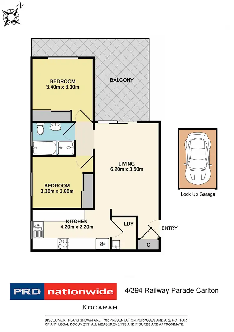 Floorplan of Homely unit listing, 4/394 Railway Parade, Carlton NSW 2218