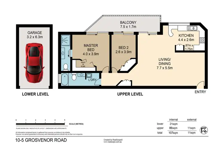 Floorplan of Homely unit listing, 10/5 Grosvenor Road, Indooroopilly QLD 4068
