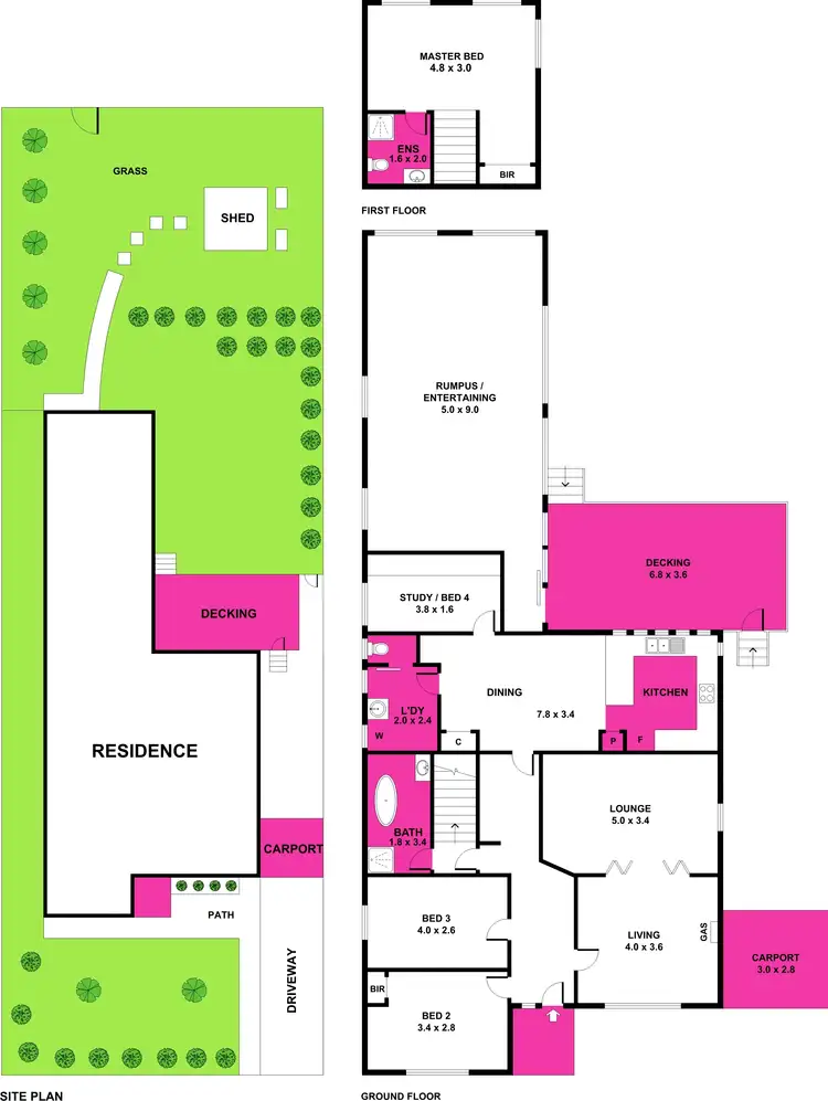 Floorplan of Homely house listing, 381 Myers Street, East Geelong VIC 3219
