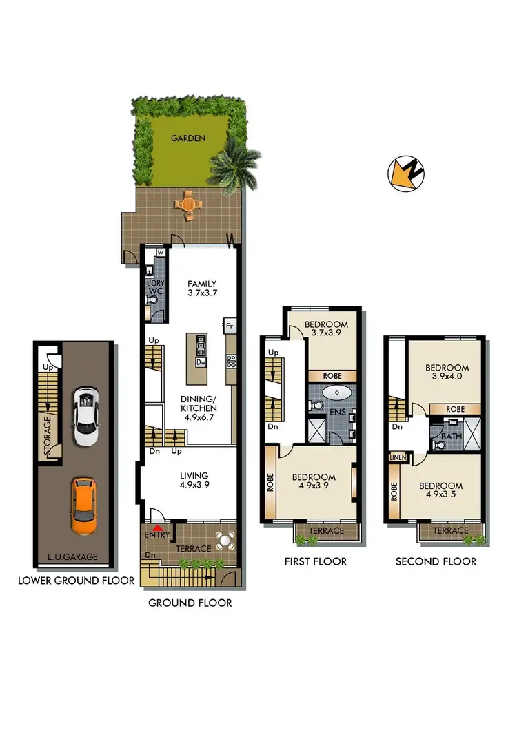 Floorplan of Homely house listing, 63/30 Gadigal Avenue, Zetland NSW 2017