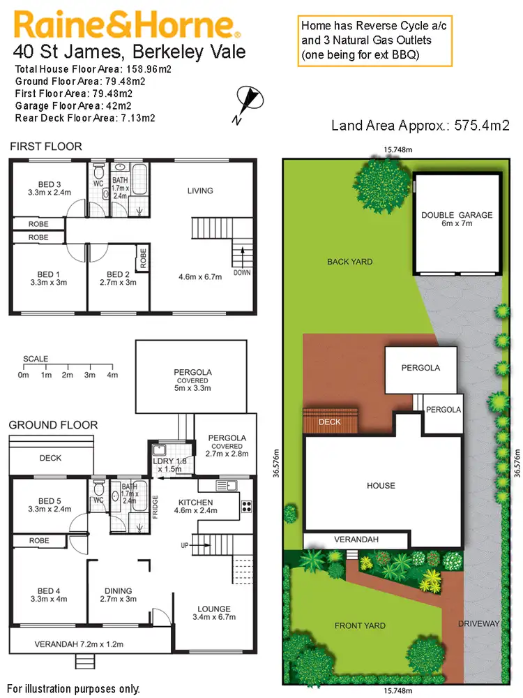 Floorplan of Homely house listing, 40 St James Avenue, Berkeley Vale NSW 2261