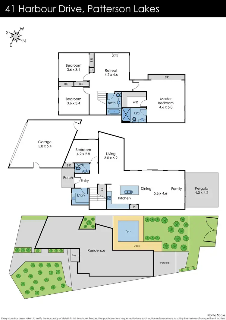 Floorplan of Homely house listing, 41 Harbour Drive, Patterson Lakes VIC 3197