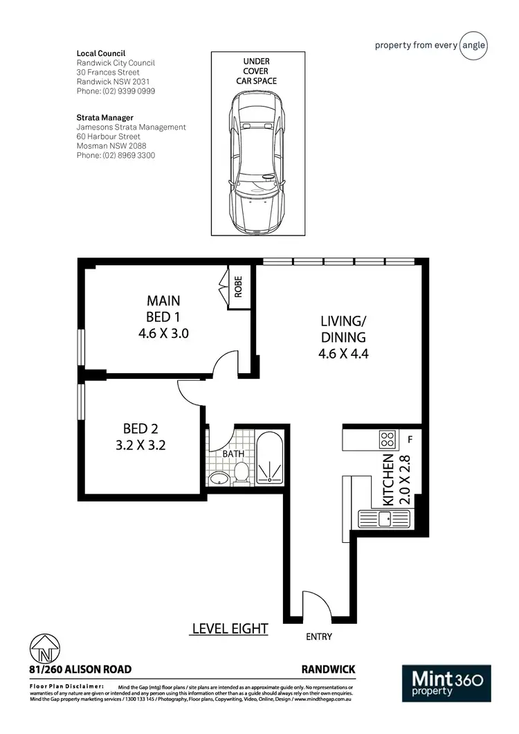Floorplan of Homely apartment listing, 81/260 Alison Road, Randwick NSW 2031