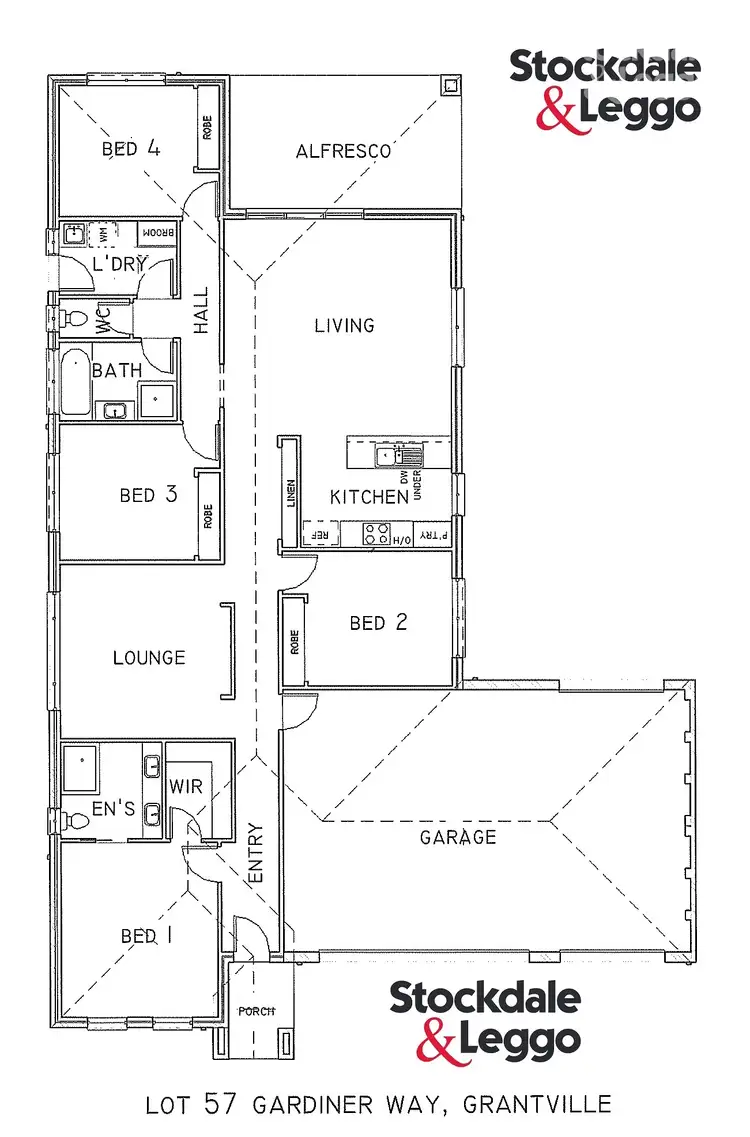 Floorplan of Homely house listing, 10 Gardiner Way, Grantville VIC 3984