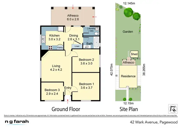 Floorplan of Homely house listing, 42 Wark Avenue, Pagewood NSW 2035