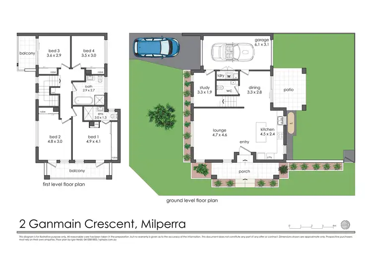 Floorplan of Homely house listing, 2 Ganmain Crescent, Milperra NSW 2214
