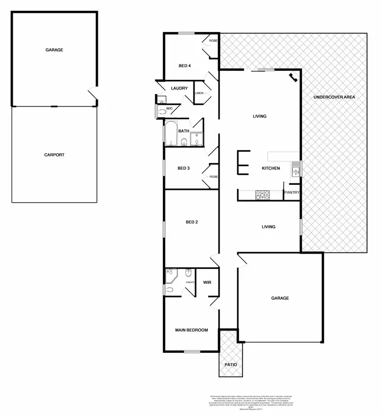 Floorplan of Homely house listing, 71 Lakes Folly Drive, Branxton NSW 2335