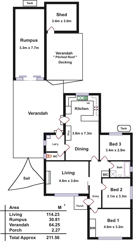 Floorplan of Homely house listing, 16 Leonard Street, Payneham SA 5070