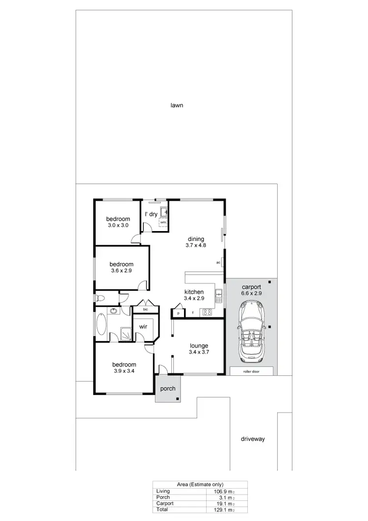 Floorplan of Homely house listing, 26 Perry Road, Huntfield Heights SA 5163