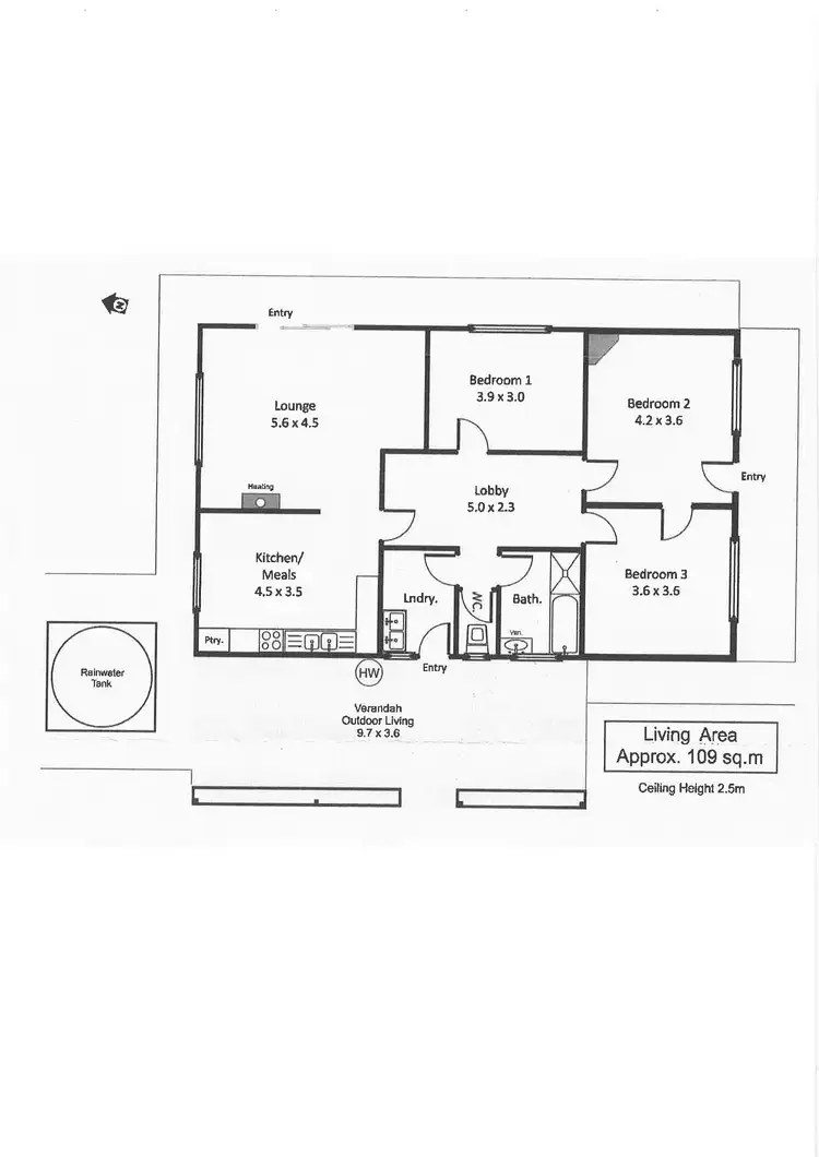 Floorplan of Homely rural property listing, 57 Old Sturt Highway, Barmera SA 5345