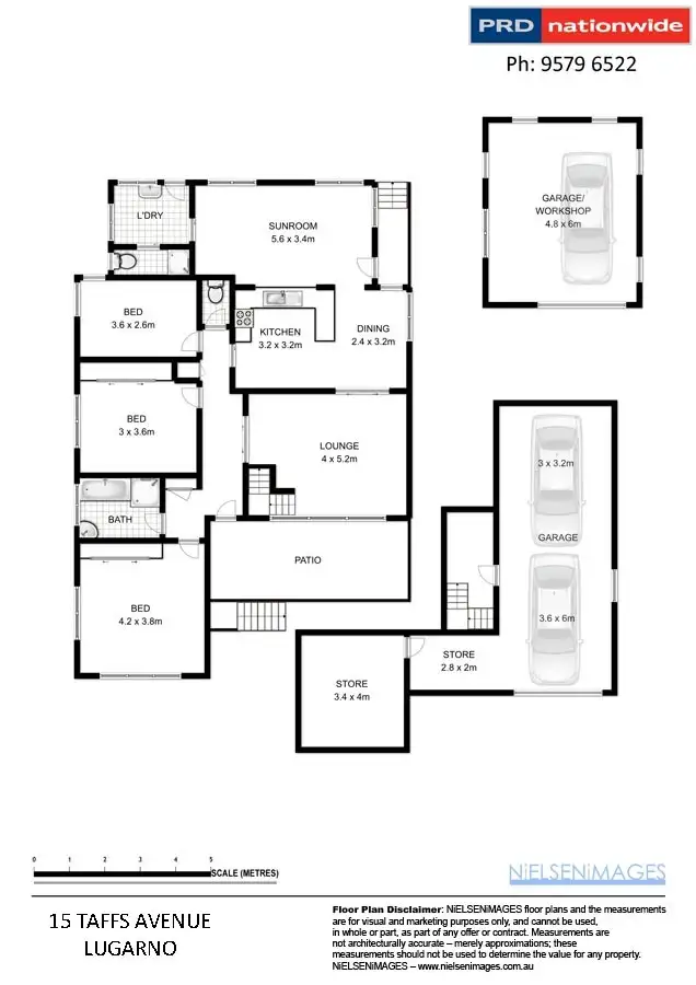 Floorplan of Homely house listing, 15 Taffs Avenue, Lugarno NSW 2210