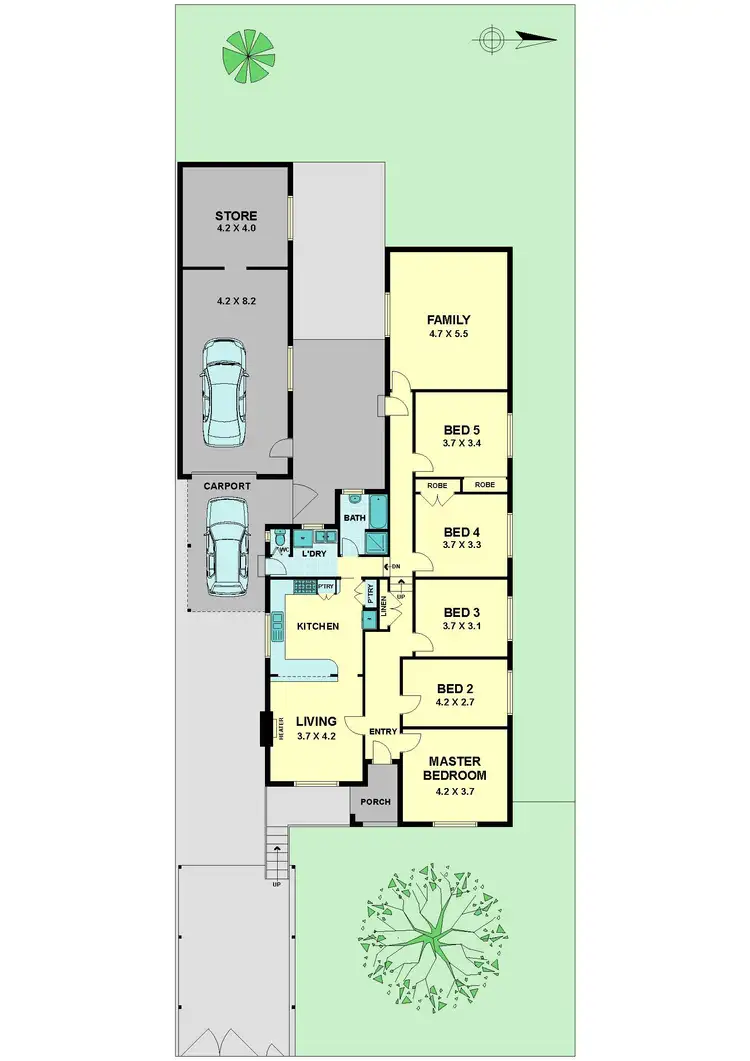 Floorplan of Homely house listing, 39 PEARL STREET, Niddrie VIC 3042