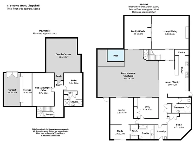 Floorplan of Homely house listing, 41 Steptoe Street, Chapel Hill QLD 4069