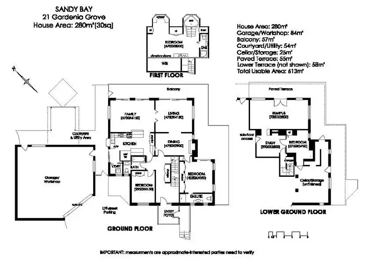 Floorplan of Homely house listing, 21 Gardenia Grove, Sandy Bay TAS 7005