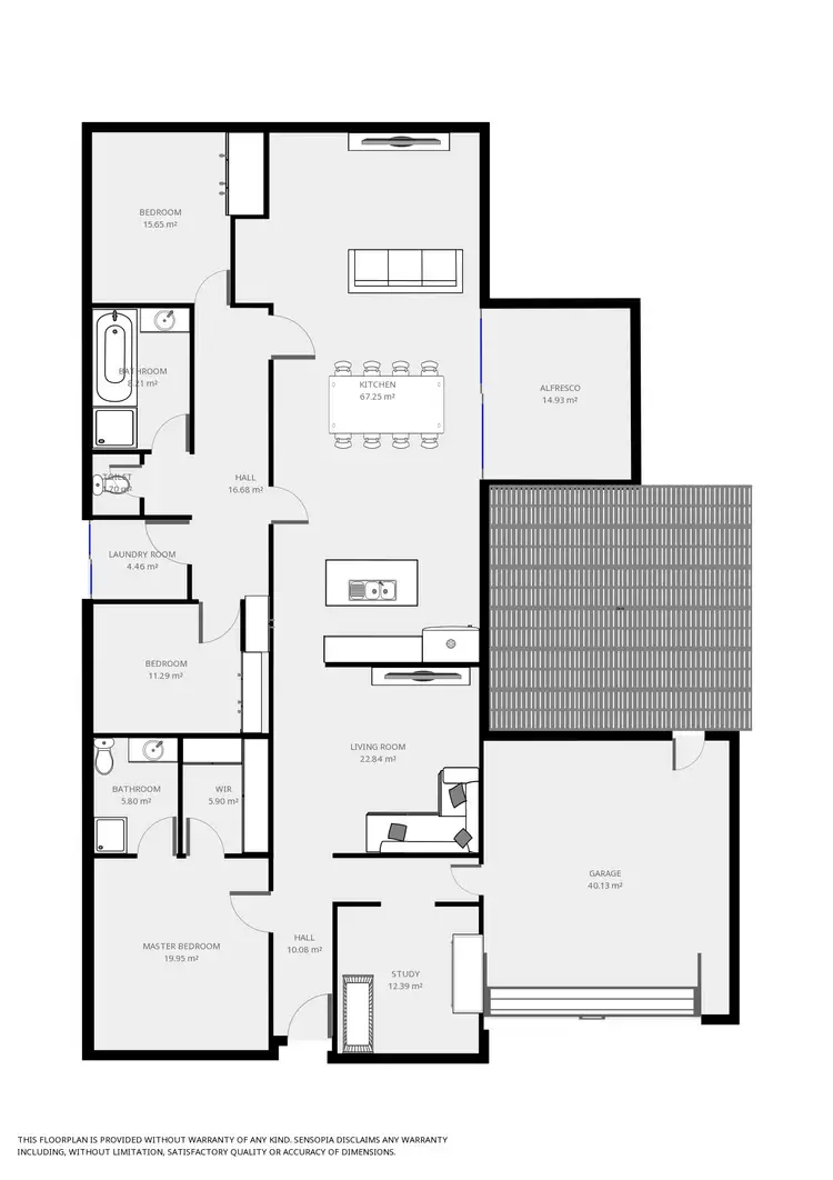 Floorplan of Homely house listing, 1 EYRE COURT, Mildura VIC 3500