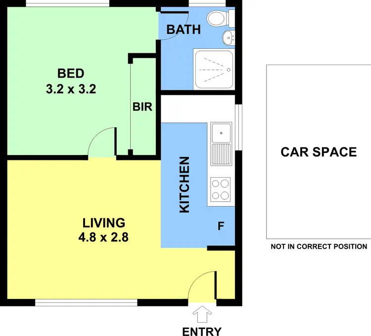 Floorplan of Homely apartment listing, 11/848 Pascoe Vale Road, Glenroy VIC 3046