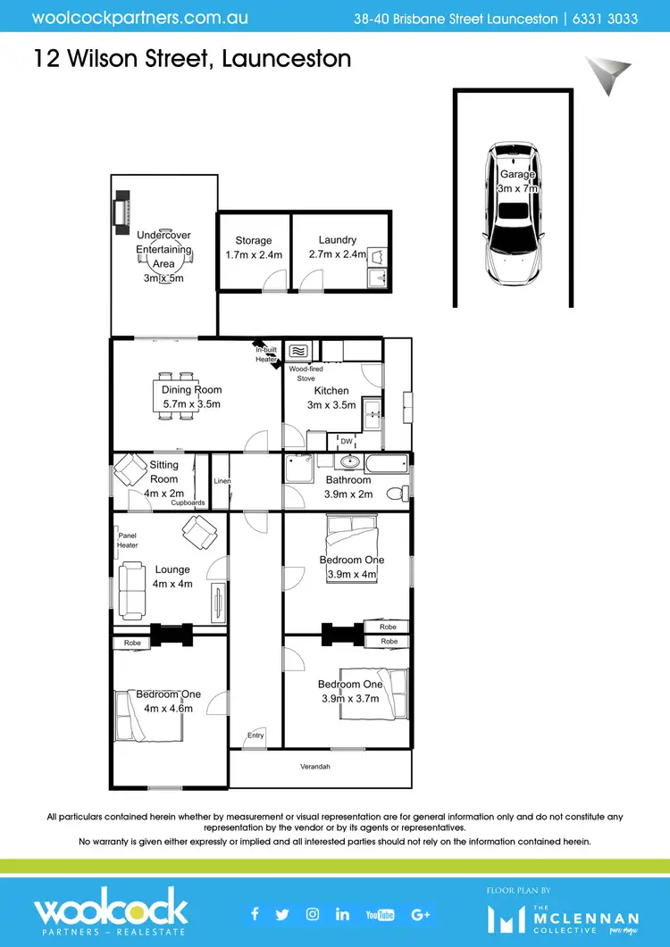 Floorplan of Homely house listing, 12 Wilson Street, South Launceston TAS 7249