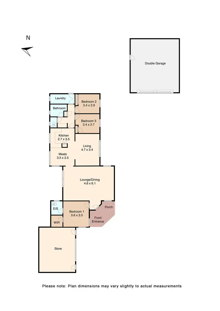 Floorplan of Homely house listing, 134 Learmonth Road, Wendouree VIC 3355