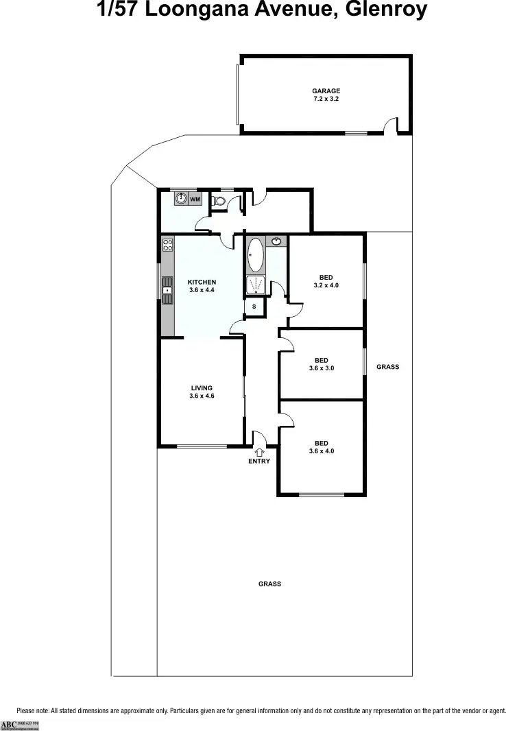Floorplan of Homely house listing, 1/57 Loongana Avenue, Glenroy VIC 3046
