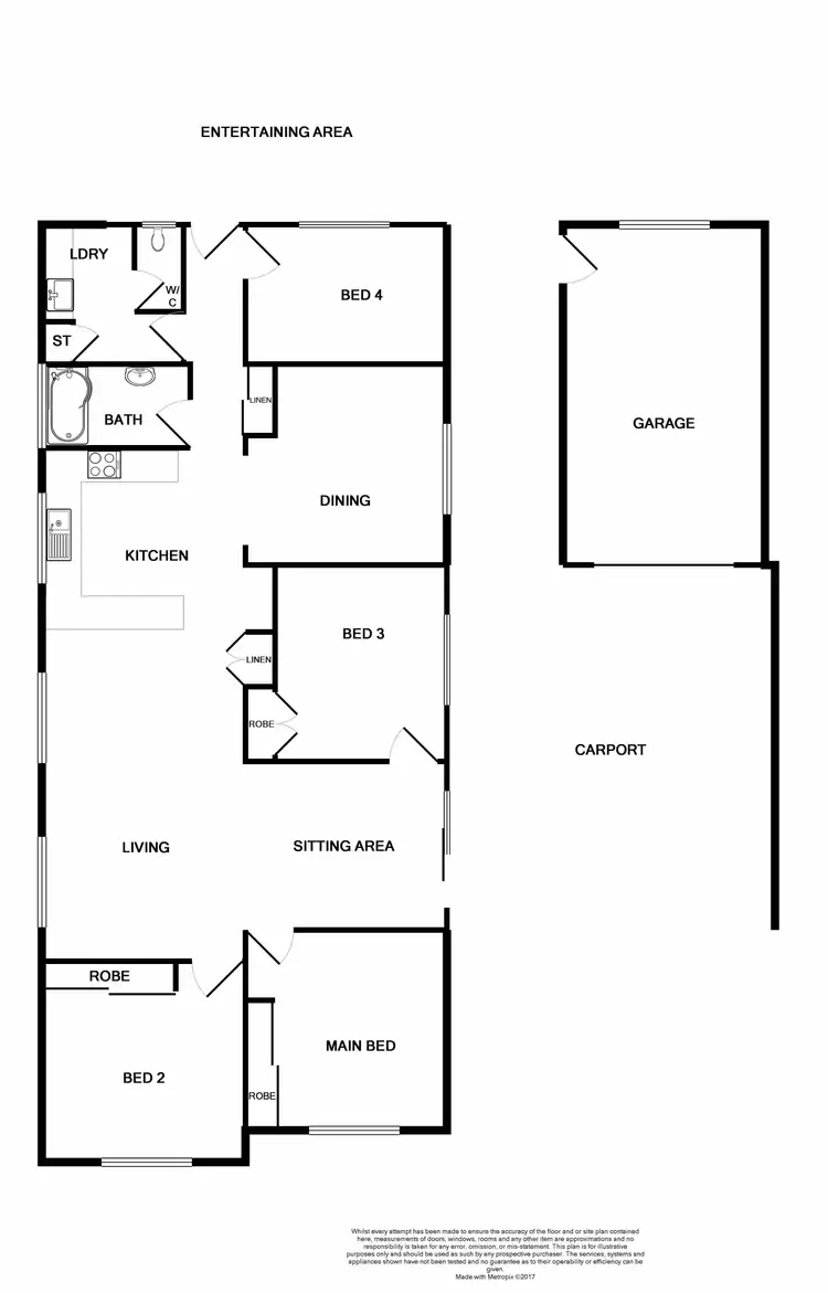 Floorplan of Homely house listing, 14 Fletcher Street, Beresfield NSW 2322