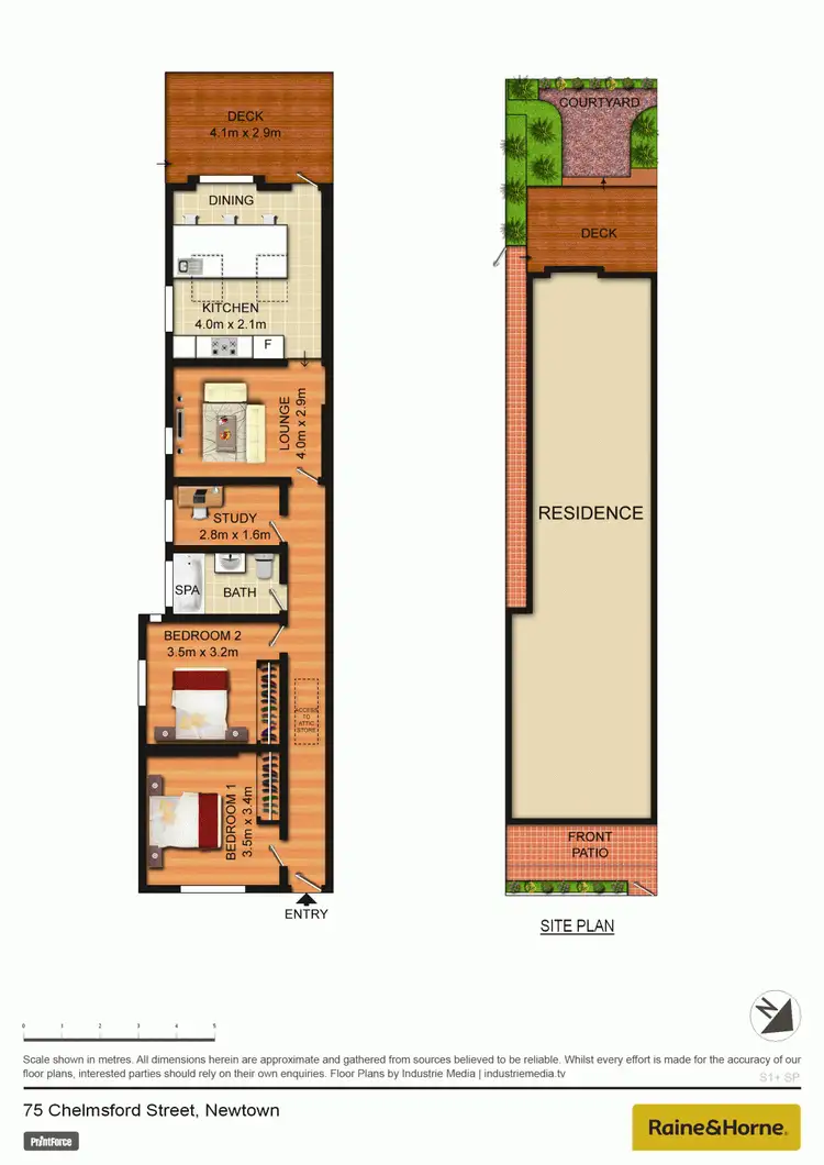 Floorplan of Homely house listing, 75 Chelmsford Street, Newtown NSW 2042