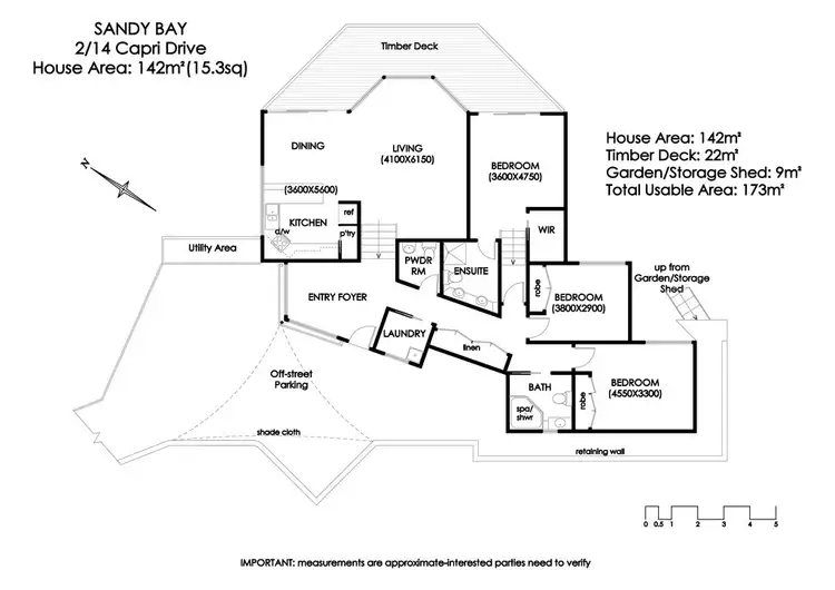 Floorplan of Homely house listing, 2/14 Capri Drive, Sandy Bay TAS 7005