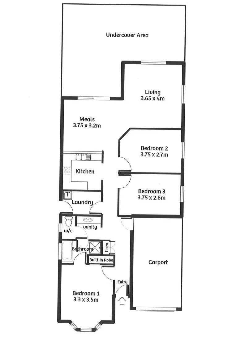 Floorplan of Homely house listing, 17A Trevena Road, Tailem Bend SA 5259