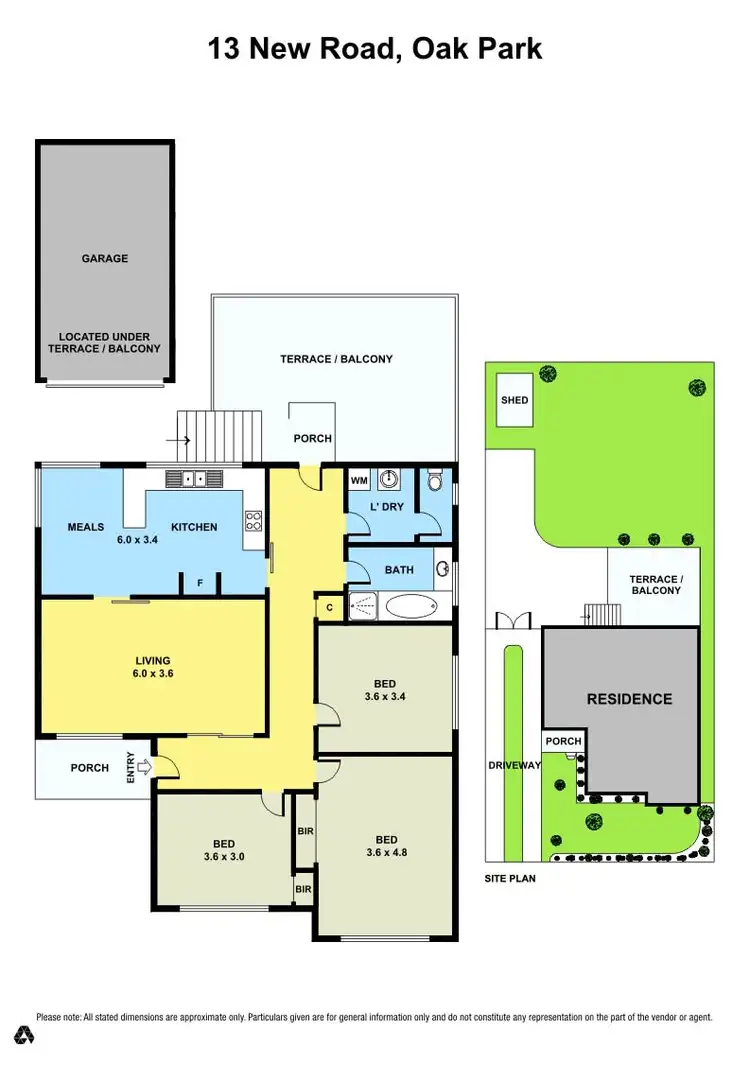 Floorplan of Homely house listing, 13 New Road, Oak Park VIC 3046