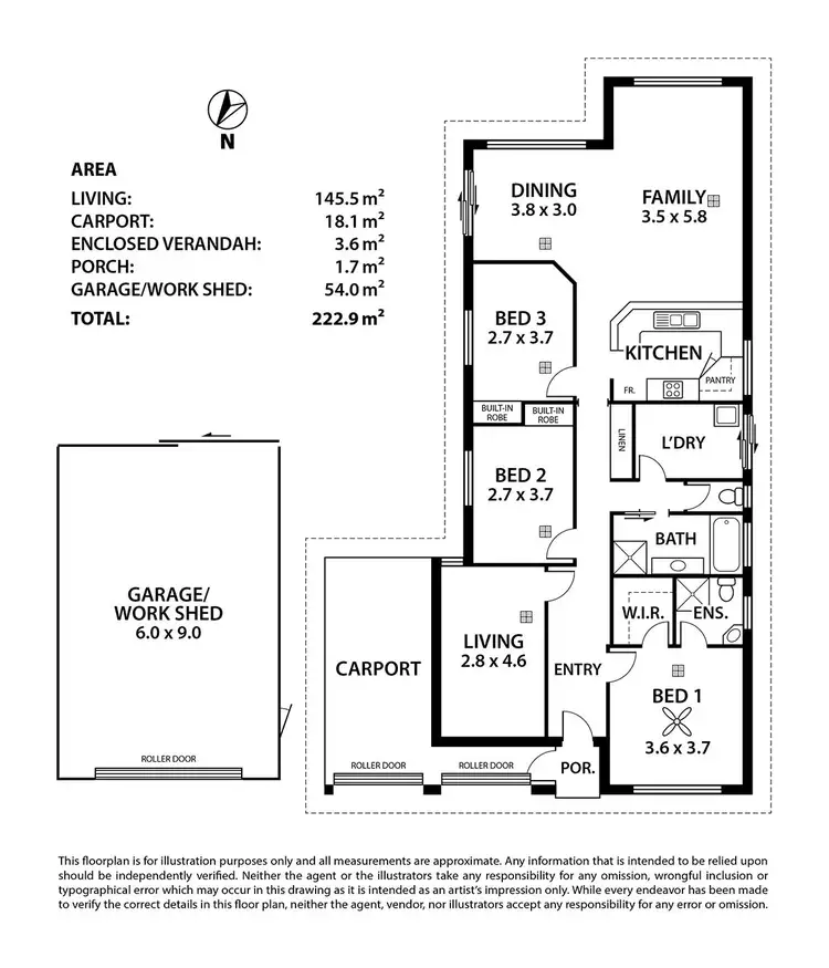 Floorplan of Homely house listing, 16 Fairweather Drive, Strathalbyn SA 5255