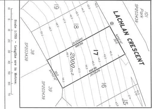 Floorplan of Homely land listing, Lot 18 Lachlan Crescent, Beerwah QLD 4519