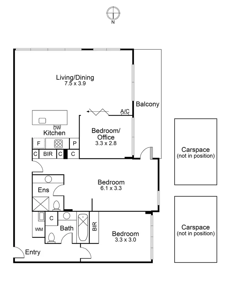 Floorplan of Homely apartment listing, 506/26 Shuter Street, Moonee Ponds VIC 3039