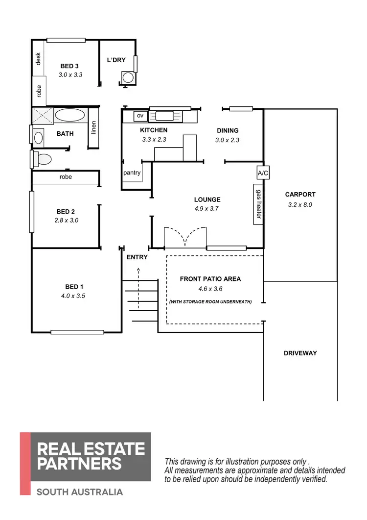 Floorplan of Homely house listing, 76 Lake View Crescent, Highbury SA 5089