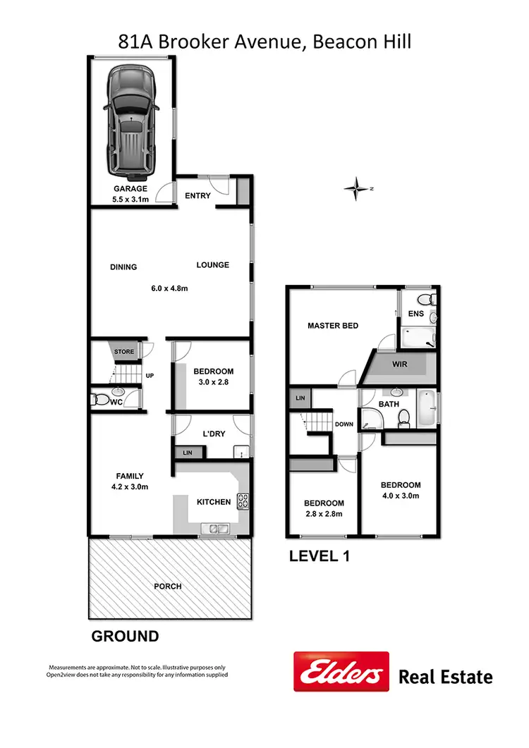 Floorplan of Homely house listing, 81A Brooker Ave, Beacon Hill NSW 2100