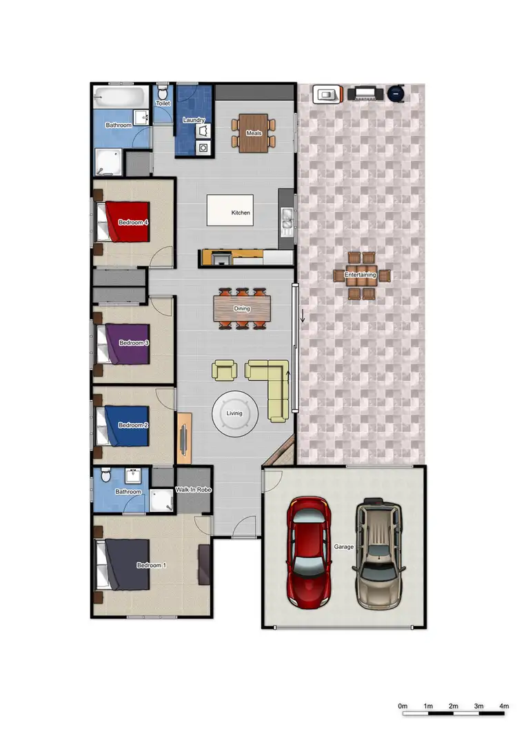 Floorplan of Homely house listing, 76 Columbus Cct, Drewvale QLD 4116