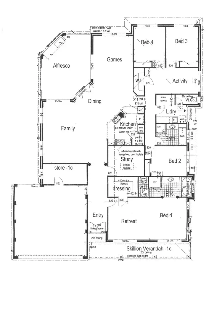 Floorplan of Homely house listing, 30 Balladonia Drive, Ellenbrook WA 6069