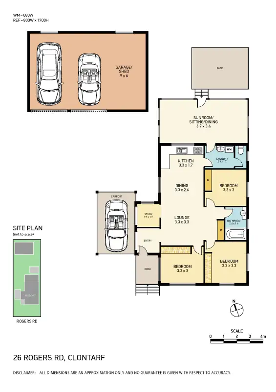 Floorplan of Homely house listing, 26 Rogers Road, Clontarf QLD 4019