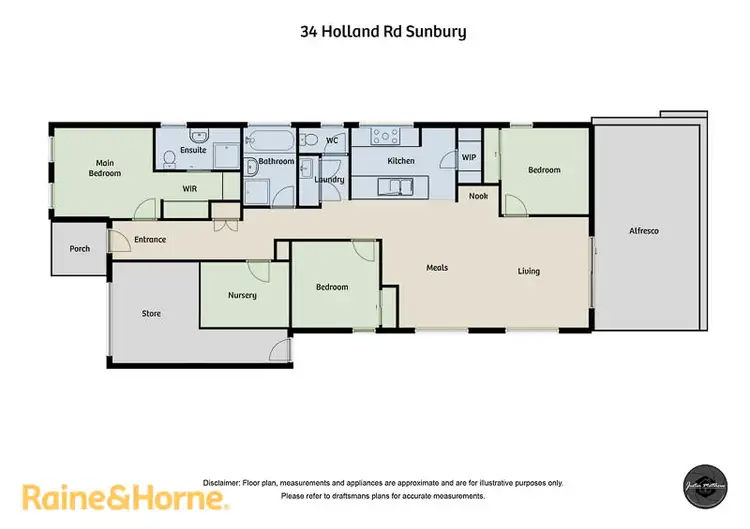Floorplan of Homely house listing, 34 Holland Road, Sunbury VIC 3429