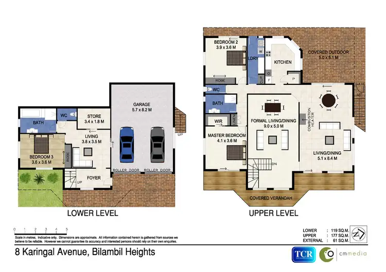 Floorplan of Homely house listing, 8 Karingal Avenue, Bilambil Heights NSW 2486
