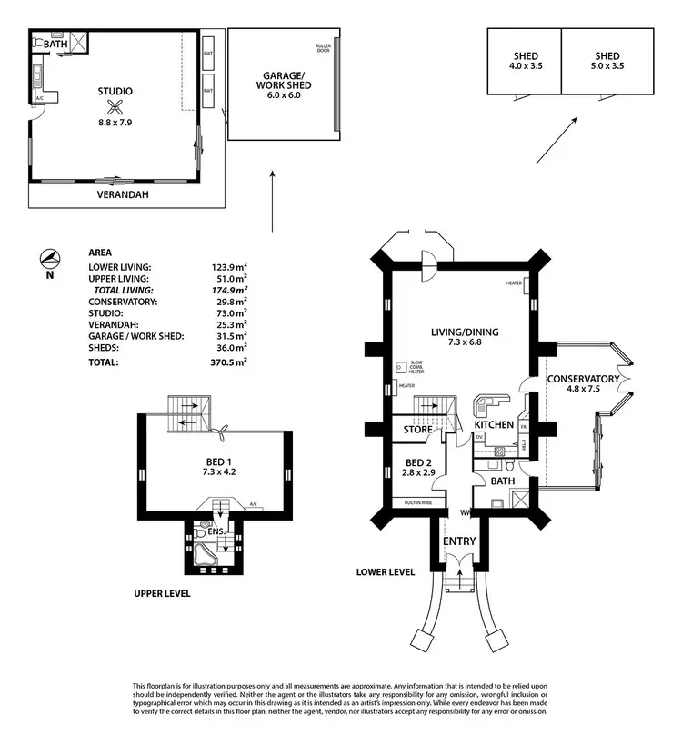 Floorplan of Homely house listing, 8 Robert Street, Woodside SA 5244