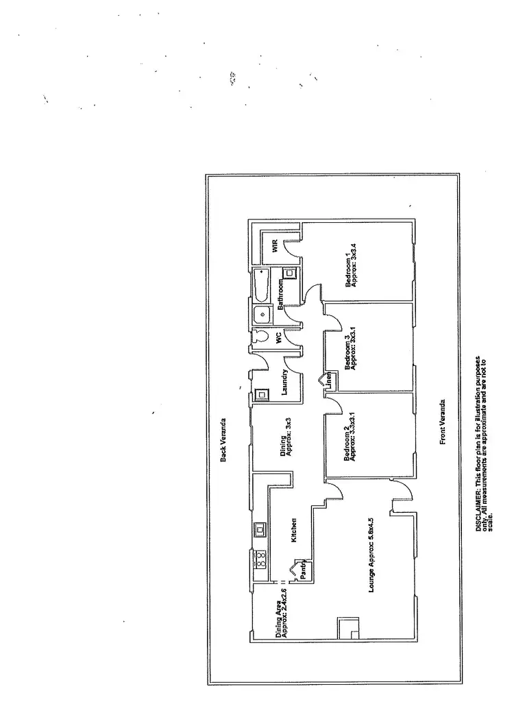 Floorplan of Homely house listing, 503 Caddy Road, Loveday SA 5345