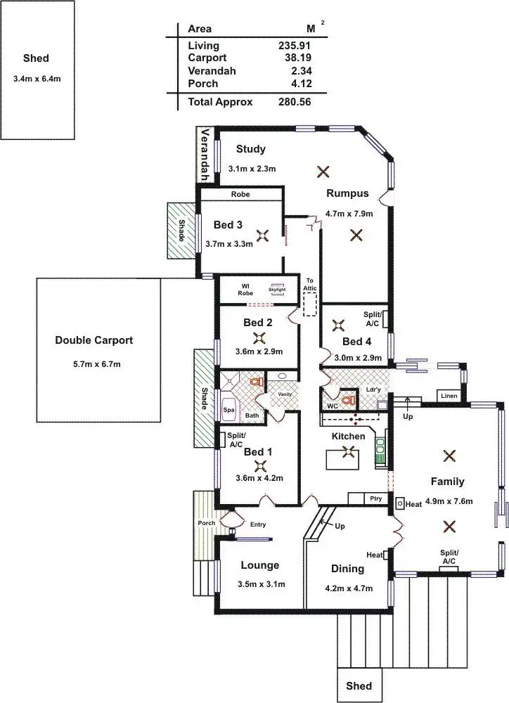 Floorplan of Homely house listing, 16 Haines Road, Willaston SA 5118