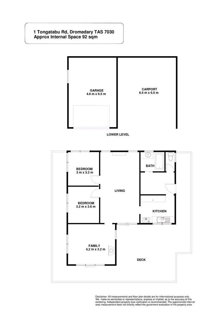 Floorplan of Homely house listing, 1 Tongatabu Road, Dromedary TAS 7030