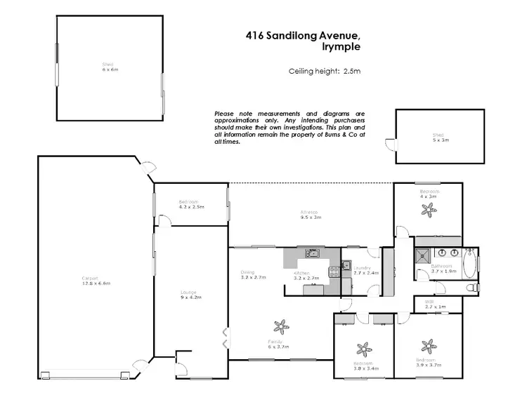 Floorplan of Homely house listing, 416 Sandilong Avenue, Irymple VIC 3498