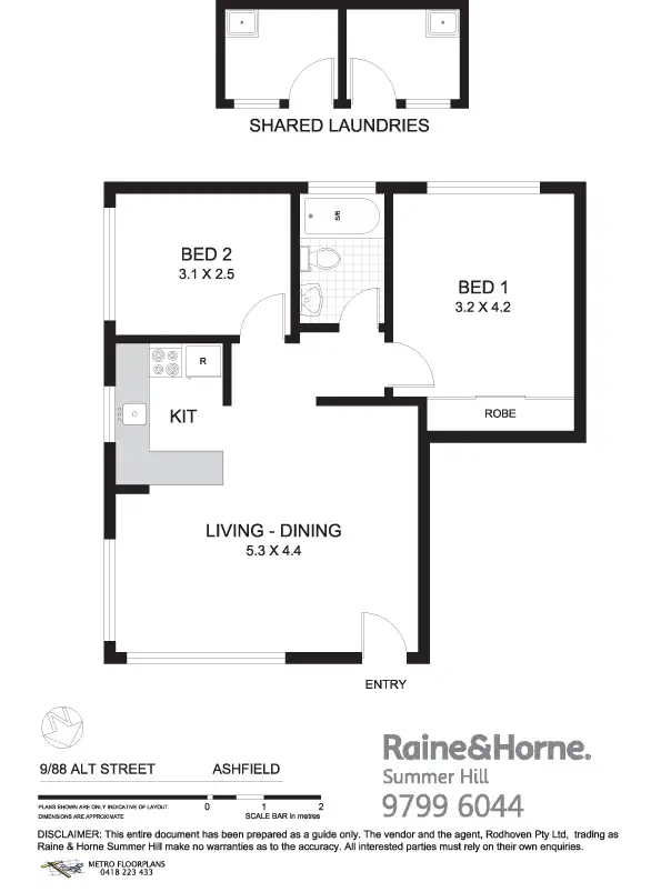 Floorplan of Homely apartment listing, 9/88 Alt Street, Ashfield NSW 2131