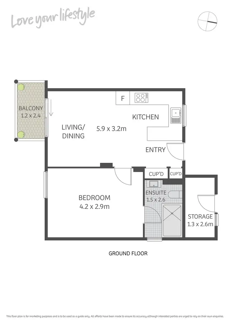 Floorplan of Homely apartment listing, 31/9-17 Newton Street, Alexandria NSW 2015