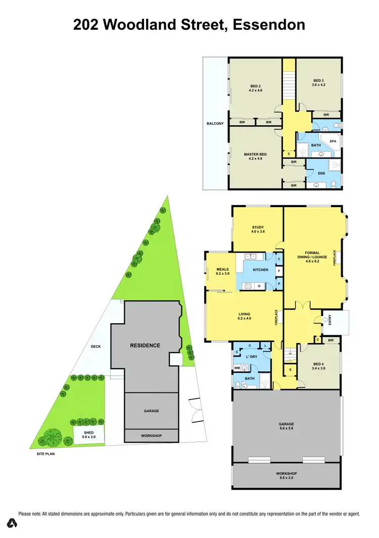 Floorplan of Homely house listing, 202 Woodland Street, Strathmore VIC 3041