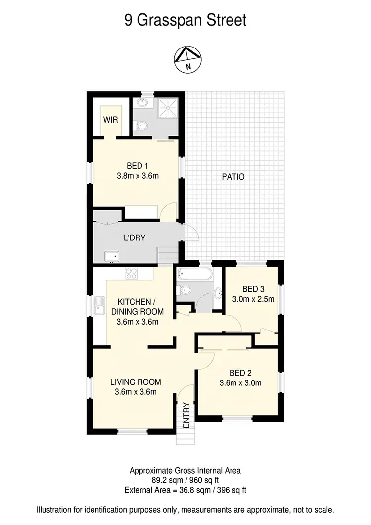 Floorplan of Homely house listing, 9 Grasspan Street, Zillmere QLD 4034