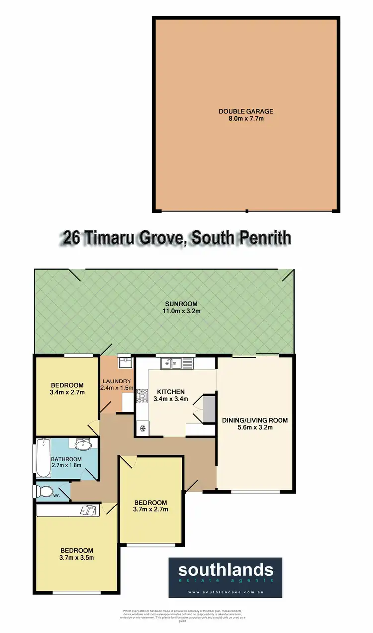 Floorplan of Homely house listing, 26 Timaru Grove, South Penrith NSW 2750