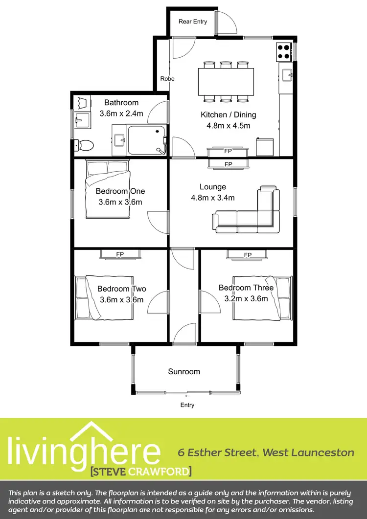 Floorplan of Homely house listing, 6 Esther Street, West Launceston TAS 7250